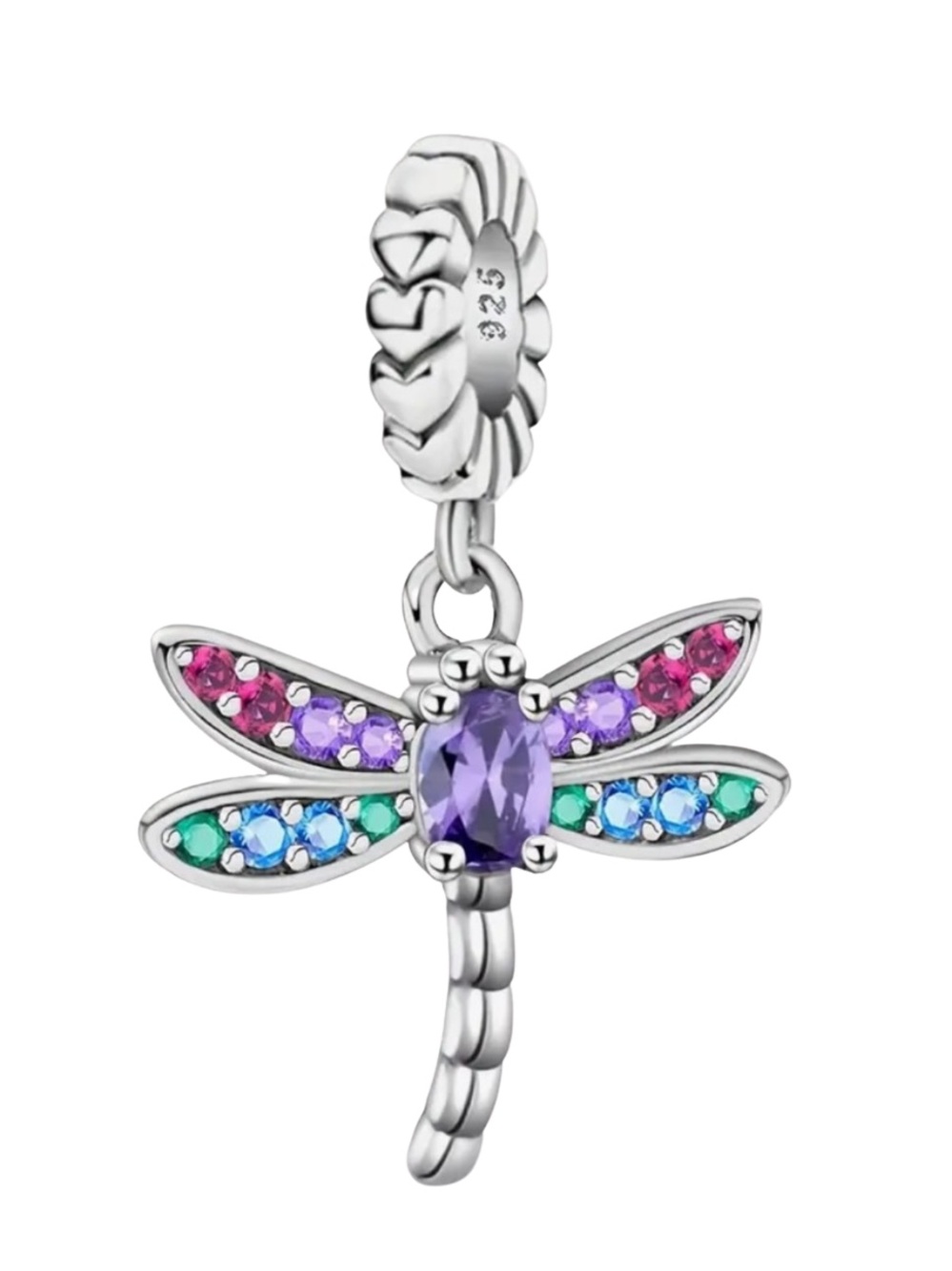 925 Dragonfly Bracelet Charm
